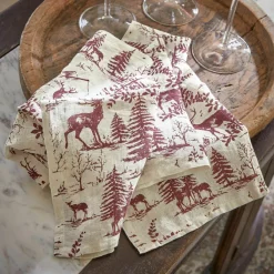 LOBERON Nappes|Linge De Table*Lot de 4 serviettes de table Sundraen
