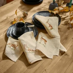 LOBERON Nappes|Linge De Table*Lot de 4 serviettes de table Doucier