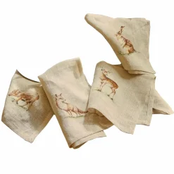 LOBERON Nappes|Linge De Table*Lot de 4 serviettes de table Doucier