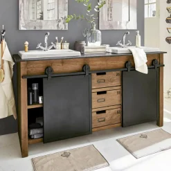 LOBERON Plans Vasques|Meubles Salle De Bains*Meuble à double-vasque Aulon