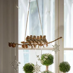 LOBERON Objets Décoratifs De Noël*Oiseaux perchés Orely