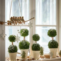 LOBERON Objets Décoratifs De Noël*Oiseaux perchés Orely