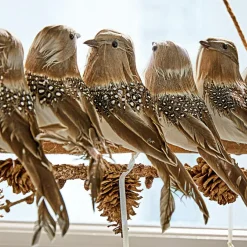 LOBERON Objets Décoratifs De Noël*Oiseaux perchés Orely