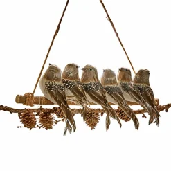 LOBERON Objets Décoratifs De Noël*Oiseaux perchés Orely