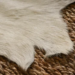 LOBERON Tapis Ronds|Tapis*Peau de chèvre Piedro