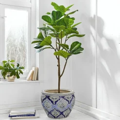 LOBERON Fleurs Séchées Et Artificielles|Décoration*Plante décorative en pot Evolet