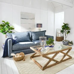 LOBERON Fleurs Séchées Et Artificielles|Décoration*Plante décorative en pot Evolet