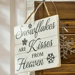 LOBERON Tableaux*Plaque décorative Snowflakes