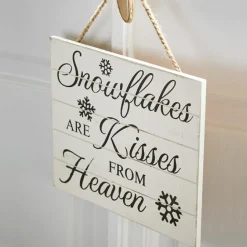 LOBERON Tableaux*Plaque décorative Snowflakes
