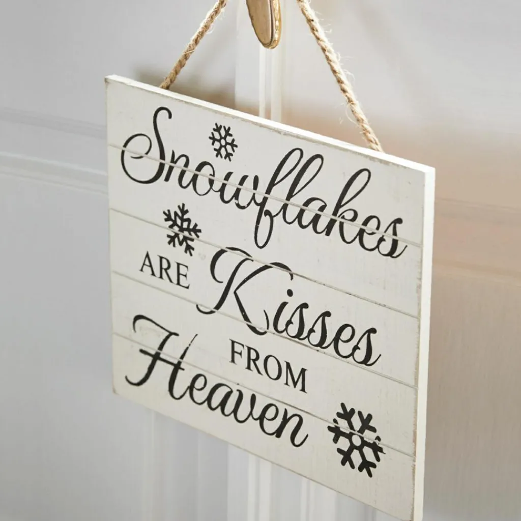 LOBERON Tableaux*Plaque décorative Snowflakes