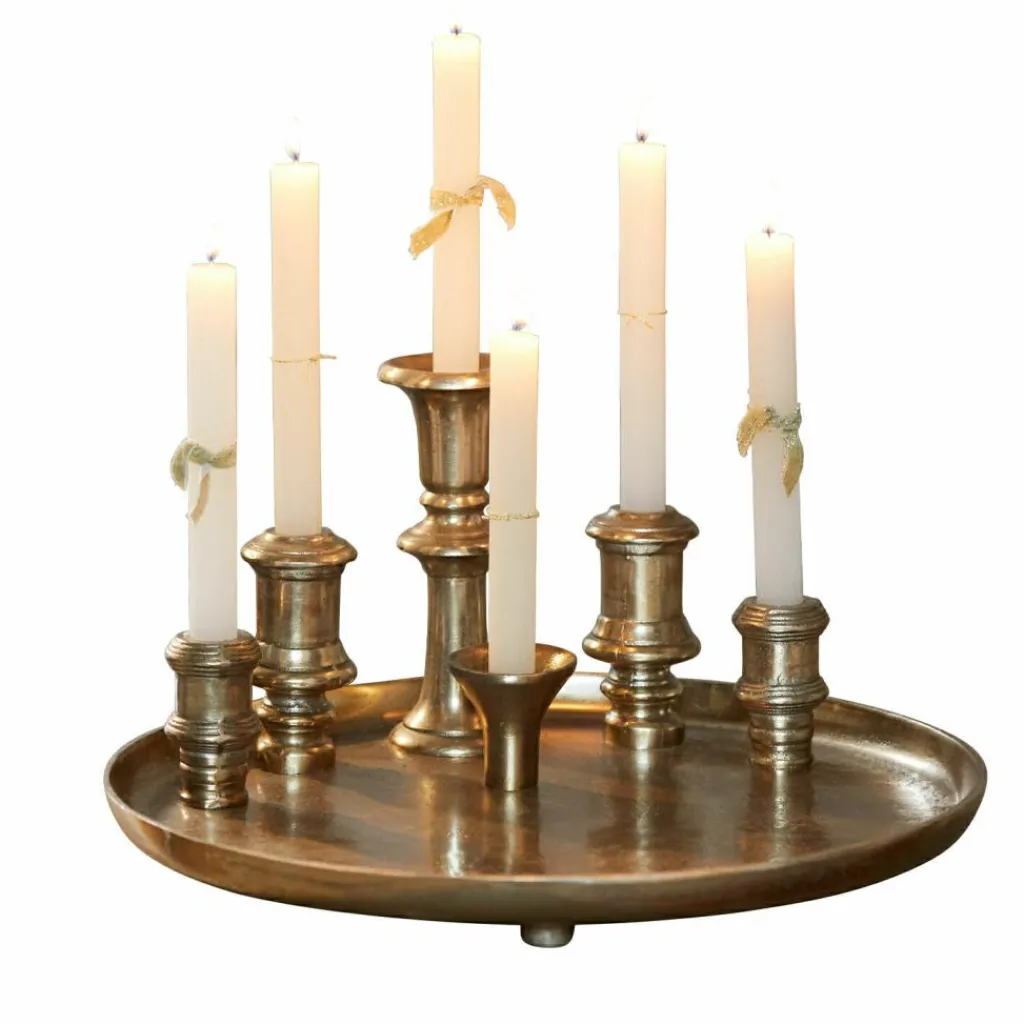 LOBERON Décorations De Table De Noël|Photophores, Chandeliers Et Lanternes*Plateau à bougies Tiralen