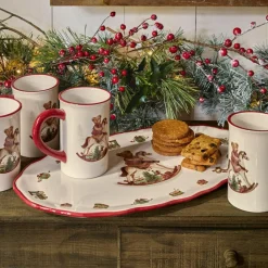 LOBERON Décorations De Table De Noël*Plateau Troms