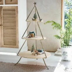 LOBERON Sapins Et Accessoires|Décorations De Table De Noël*Présentoir à étages Wélonice