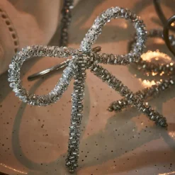 LOBERON Décorations De Table De Noël*Rond de serviette, set de 4 Eirael