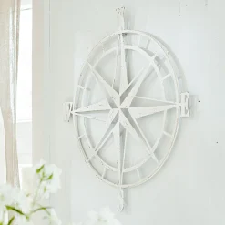 LOBERON Décorations De Jardin|Panneaux Décoratifs Et Tableaux*Rose des vents Bianco