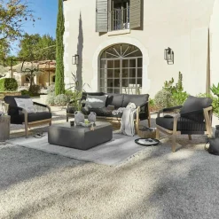 LOBERON Canapés, Chaises Et Fauteuils*Salon de jardin FSC®-100% Shreveport