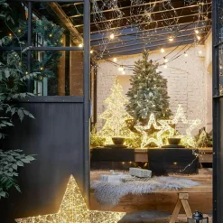 LOBERON Décorations Lumineuses*Sapin de Noël à LED Vivetelle