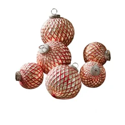 LOBERON Boules De Noël*Set de 6 boules de Noël Aleviah