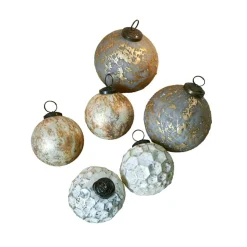 LOBERON Boules De Noël*Set de 6 boules de Noël Bellezia