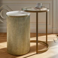LOBERON Tables D'Appoint|Tables D'Appoint*Set de 2 tables d"appoint Salerico