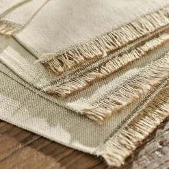 LOBERON Nappes|Linge De Table*Sets de table et dessous de verres, 4 pièces Abitain