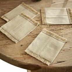 LOBERON Nappes|Linge De Table*Sets de table et dessous de verres, 4 pièces Abitain