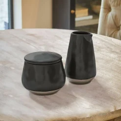 LOBERON Vaisselle|Vaisselle*Sucrier et petit pot à lait Biarré