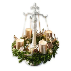 LOBERON Couronnes De L'Avent*Support pour couronne Antwan