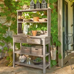 LOBERON Étagères À Plantes*Table de jardinage Landover
