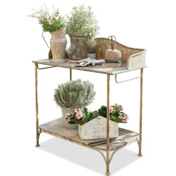 LOBERON Étagères À Plantes*Table de rempotage Banners
