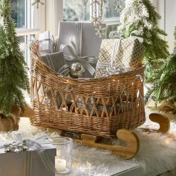 LOBERON Objets Décoratifs De Noël*Traineau décoratif Quileta